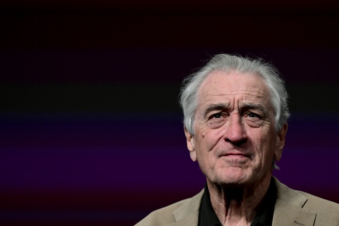 Robert De Niro, el 14 de mayo, en la 78.ª edición del Festival de Cine de Cannes, en Cannes, Francia. · Foto: Miguel Medina, AFP
