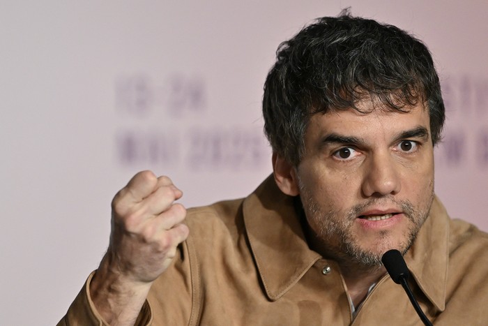 Wagner Moura, el 19 de mayo, en la 78.ª edición del Festival de Cine de Cannes, en Cannes. Foto: Sameer Al-Doumy, AFP.