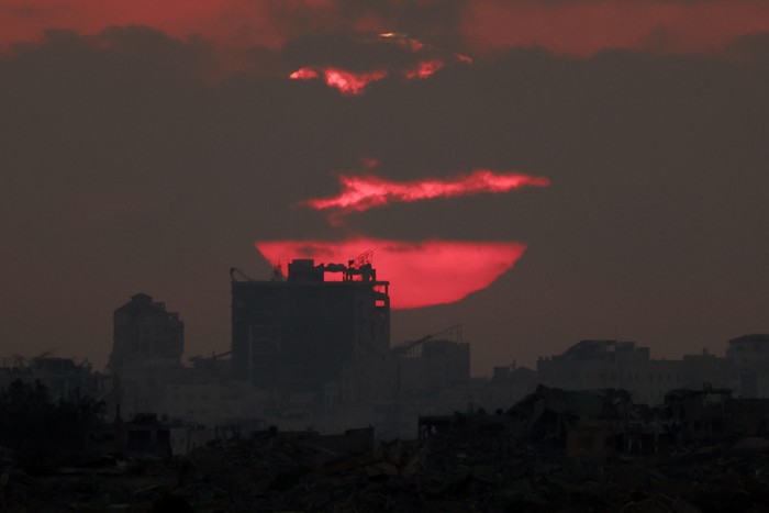 Frontera de Israel con la Franja de Gaza, el 3 de julio de 2025. · Foto: Menahen Kahana, AFP