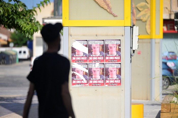 Protestas a favor de los migrantes,  en Torre Pacheco, al sur de España (archivo, julio de 2025). · Foto: José Jordan, AFP