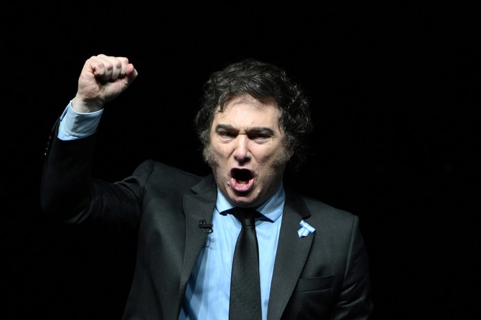 Javier Milei (archivo, 2024). · Foto: Luis Robayo, AFP