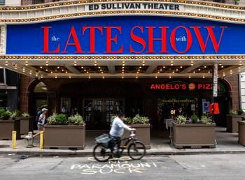 Teatro Ed Sullivan, donde se graba en vivo _The Late Show_, el 18 de julio, en la ciudad de Nueva York. · Foto: Spencer Platt, AFP