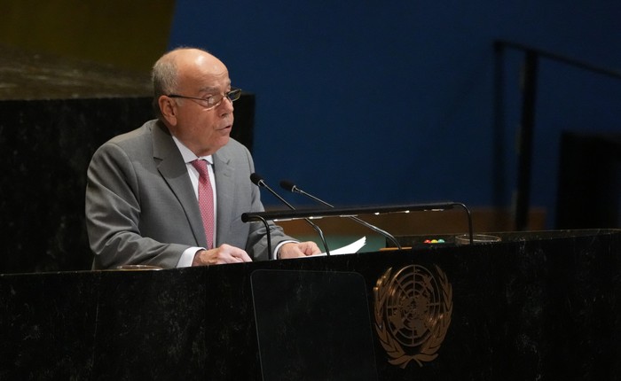 Mauro Vieira, durante una conferencia de las Naciones Unidas, el 28 de julio en la sede de la ONU en Nueva York. foto: timothy a. clary, afp · Foto: Timothy A. Clary, AFP
