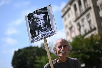 Movilizaciones, el 11 de agosto, en Washington. · Foto: Mandel Ngan, AFP