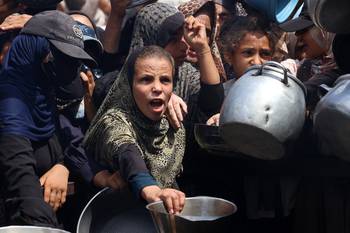 Jan Yunis, el 21 de agosto, al sur de la Franja de Gaza. · Foto: AFP