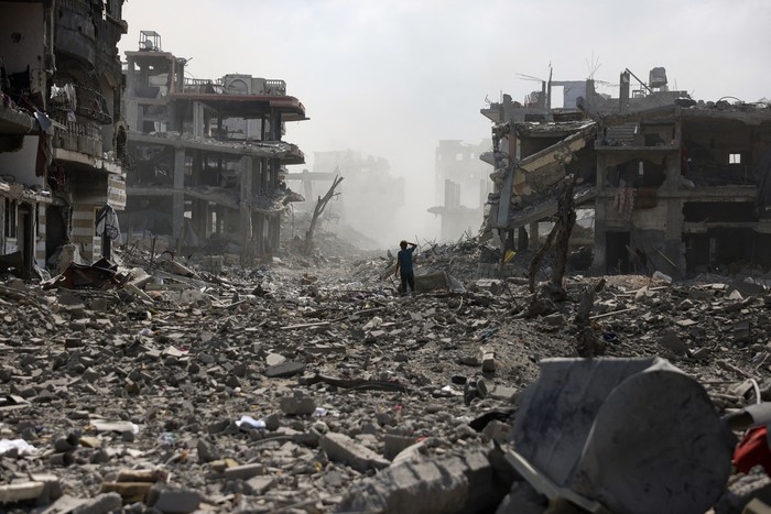 Barrio de Saftawi, al oeste de Jabalia, en el norte de la Franja de Gaza, el 25 de agosto de 2025, · Foto: Bashar Taleb, AFP