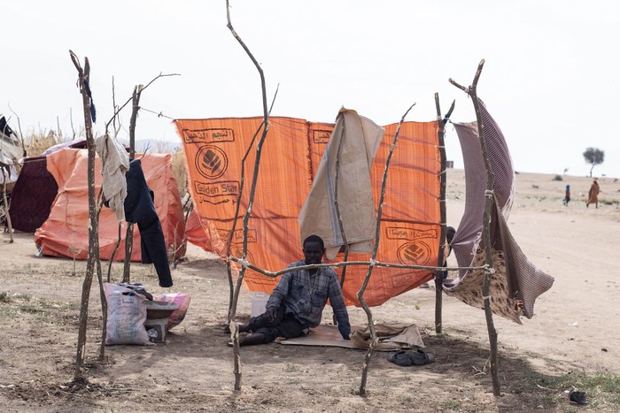 Campamento de refugiados, el 3 de noviembre, en la región occidental de Darfur, Sudán. · Foto: AFP