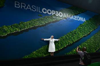 COP30, el 19 de noviembre, en el estado de Belém, en Brasil. · Foto: Pablo Porciúncula, AFP