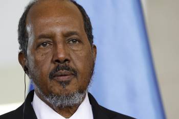 El presidente de Somalia, Hassan Sheikh Mohamud. · Foto: Odd Andersen, AFP