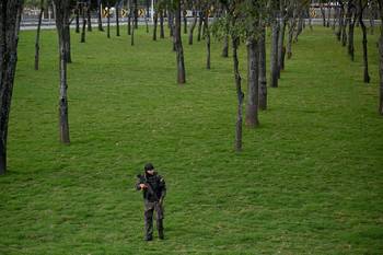 Fuerte Tiuna, el 3 de enero, en Caracas. Foto: Federico Parra