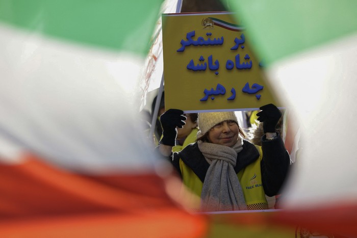 Protestas contra el régimen iraní en Londres. · Foto: Brook Mitchell, AFP