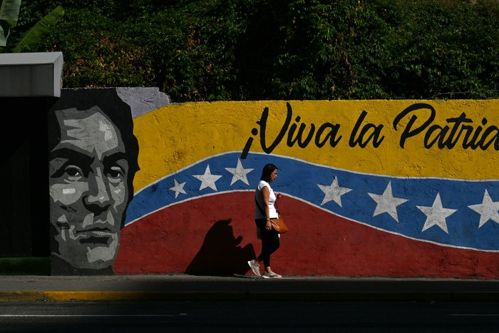 Caracas, el 4 de enero, luego de los ataque estadounidenses en Venezuela. Foto: Juan Barreto / AFP