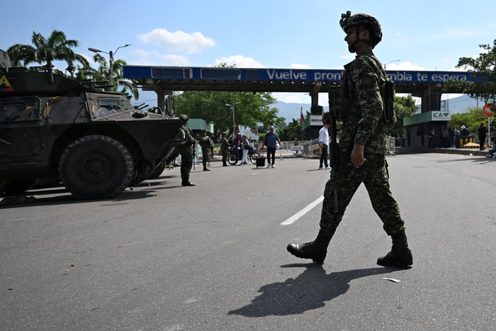 Militares Colombianos, el 4 de enero, en Cúcuta. Foto: Raúl Arboleda / AFP