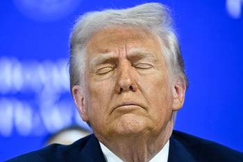 Donald Trump, el 22 de enero, en Suiza. · Foto: Mandel Ngan