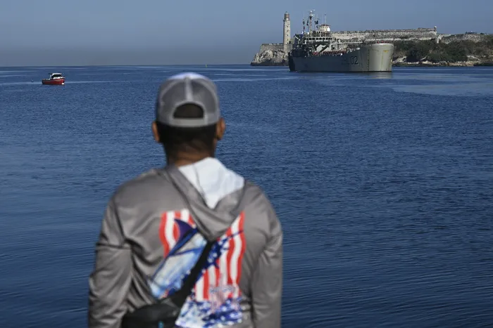 Bahía de La Habana, Cuba, el 12 de febrero. · Foto: Yamil Lage, AFP