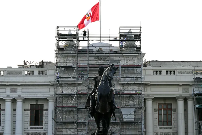 Palacio Legislativo, sede del Congreso de Perú. Foto: Ernesto Benavides / AFP