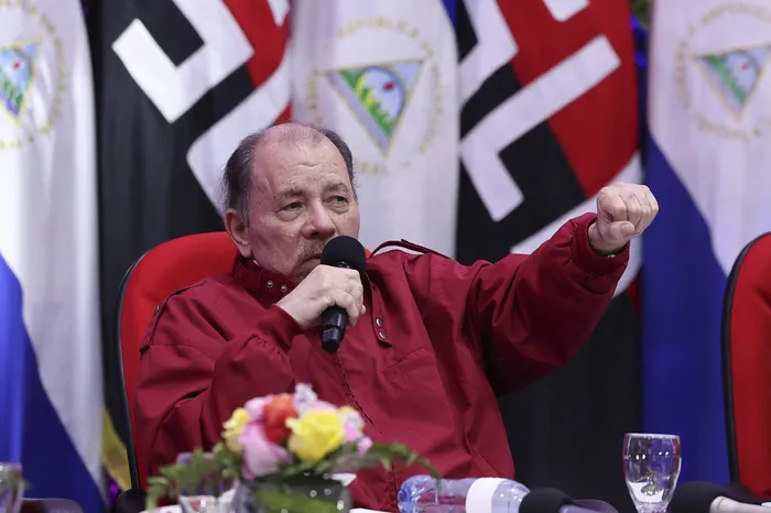 Daniel Ortega. Foto: Jairo Cajina, _El 19 Digital_, AFP (archivo, febrero de 2026)