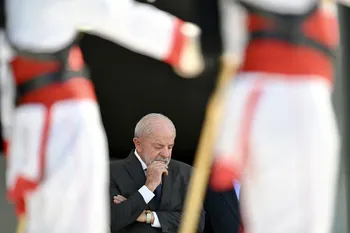 Luiz Inácio Lula da Silva, el 9 de marzo, en el Palacio de Planalto, en Brasilia. · Foto: Evaristo Sa