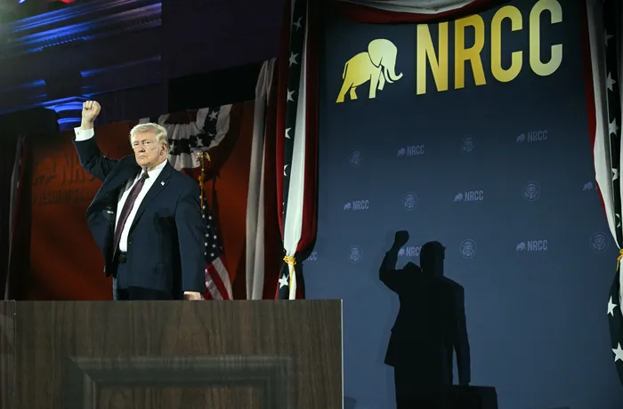 Donald Trump, el 25 de marzo, en Washington. · Foto: Jim Watson, AFP