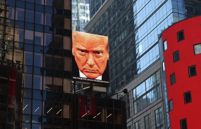 Times Square en Nueva York, el 8 de abril. Foto: Timothy A. Clary / AFP