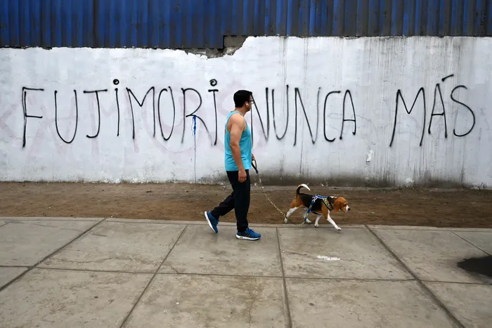Lima, el 12 de abril. · Foto: Luis Robayo, AFP