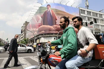 Centro de Teherán, el 20 de abril. · Foto: Atta Kenare, AFP