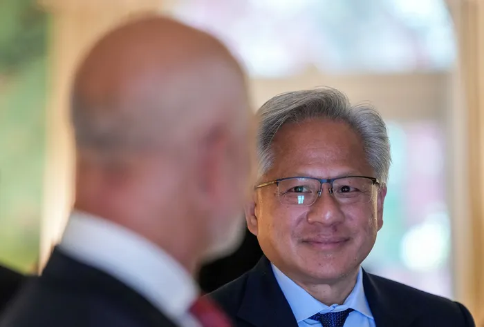 El CEO de Nvidia, Jansen Huang. · Foto: Ken Cedeno, AFP