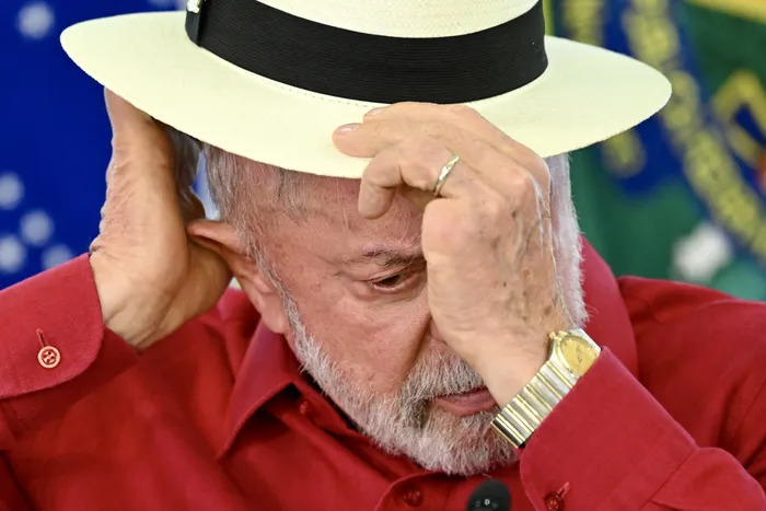Luiz Inácio Lula da Silva, el 30 de abril, en el palacio Planalto, en Brasilia. Foto: Evaristo Sa, AFP