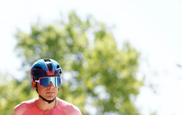 Thomas Silva, durante el Giro de Italia 2026, Bulgaria. (archivo, mayo de 2026) · Foto: Luca Bettini, AFP