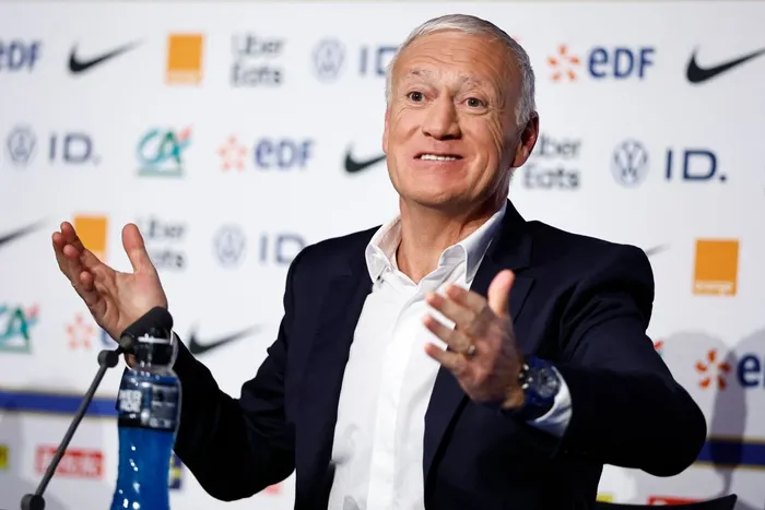 Didier Deschamps, durante una rueda de prensa tras presentar su lista de 26 jugadores para el Mundial de Fútbol de 2026 en Boulogne-Billancourt, a las afueras de París, el 14 de mayo.
Foto: Simón Wohlfahrt, AFP