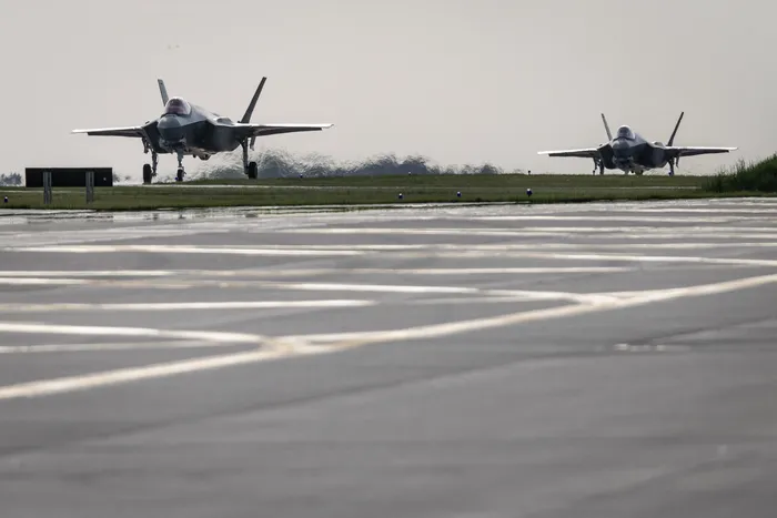 Fuerza Aérea de Polonia, el 22 de mayo, en Lask, Polonia. · Foto: Wojtek Radwanski / AFP