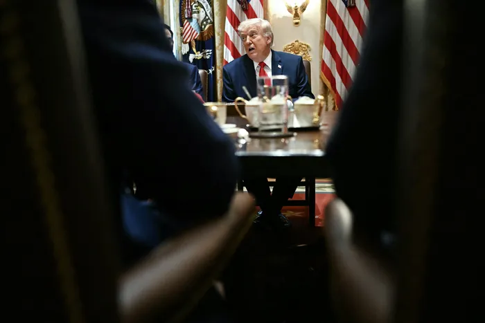 Donald Trump, el 27 de mayo, en la Casa Blanca. Foto: Kent Nishimura, AFP