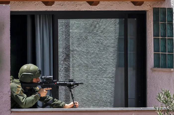 Ejército de Israel, el 31 de mayo, cerca de la frontera entre Israel y Líbano. Foto: Jalaa Marey, AFP