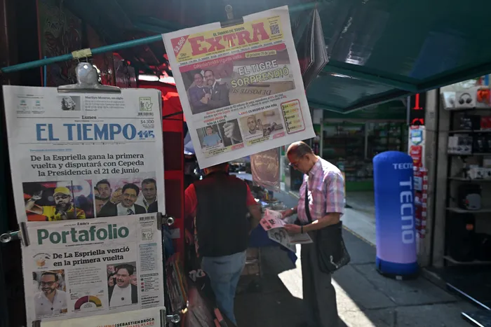 Cali, el 1 de Junio, tras la primer vuelta. Foto: Joaquín Sarmiento, AFP