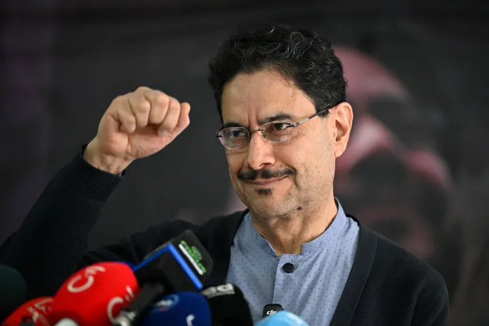 Iván Cepeda, el 1º de junio, en Bogotá. · Foto: Luis Acosta