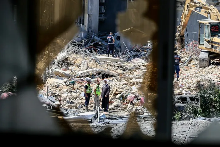 Tiro, Líbano, tras un ataque aéreo israelí, el 2 de junio. · Foto: AFP