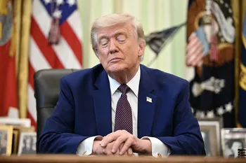 Donald Trump, el 3 de junio, en la Casa Blanca. · Foto: Mandel Ngan, AFP
