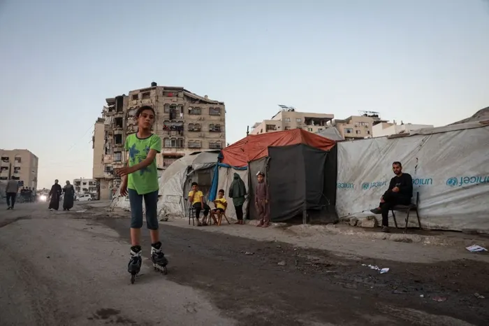 Ciudad de Gaza, Gaza, Palestina, el 2 de junio de 2026.
Foto: Abdalhkem Abu Riash, Anadolu, AFP