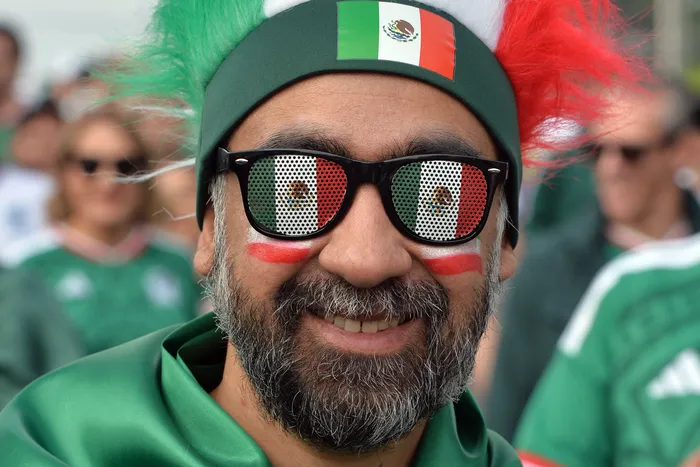 Hinchada de México, el 11 de junio, en el estadio Azteca. Foto: Mario Vázquez, AFP