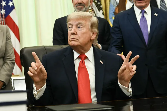 Donald Trump, el 11 de junio, en la Casa Blanca. Foto: Kent Nishimura, AFP