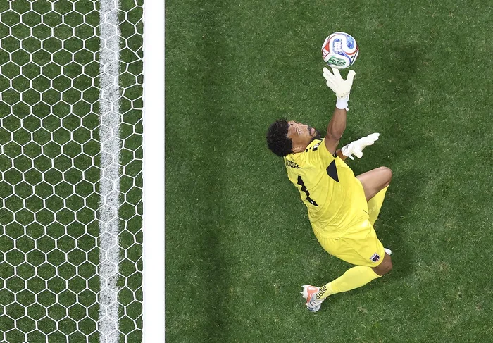 Vozinha, de Cabo Verde, el 15 de junio durante el partido ante España en el estadio de Atlanta. · Foto: Justin Setterfield, AFP