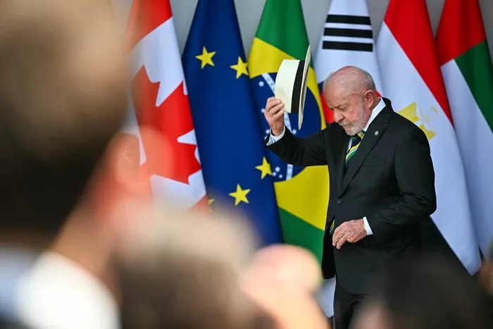 Lula da Silva en la cumbre del G7 en Evian, al este de Francia, el 16 de junio. · Foto: Mandel Ngan, AFP