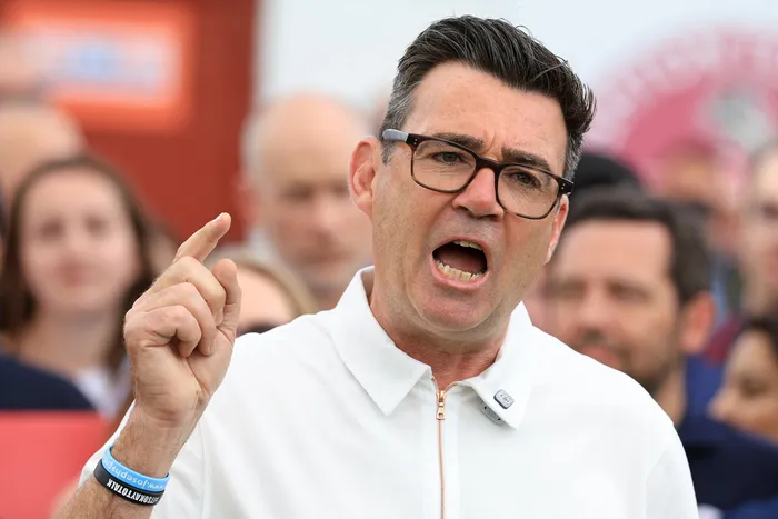 Andy Burnham, el 19 de junio, en Ashton, Inglaterra. · Foto: Darren Staples, AFP