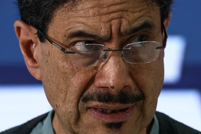 Iván Cepeda, del partido Pacto Histórico, en Bogotá, Colombia, el 22 de junio de 2026. · Foto: Lucas Aguayo Araos, Anadolu, AFP