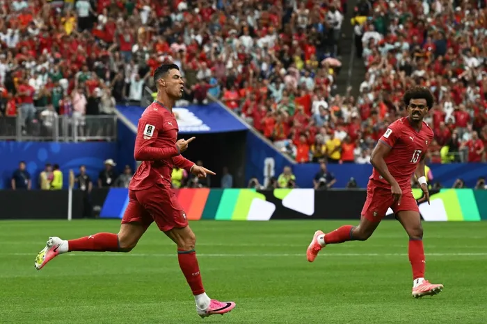 Cristiano Ronaldo, de Portugal, en el estadio de Houston, el 23 de junio. · Foto: Ronaldo Schemidt, AFP