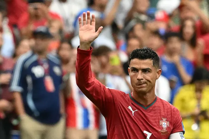Cristiano Ronaldo tras la victoria de Portugal contra Uzbekistán en el partido del grupo K del Mundial 2026, en el estadio de Houston, el 23 de junio. · Foto: Ronaldo Schemidt, AFP