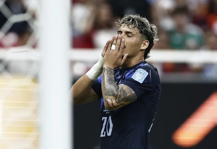 Maximiliano Araujo, de Uruguay, el 26 de junio, en Guadalajara. · Foto: AFP