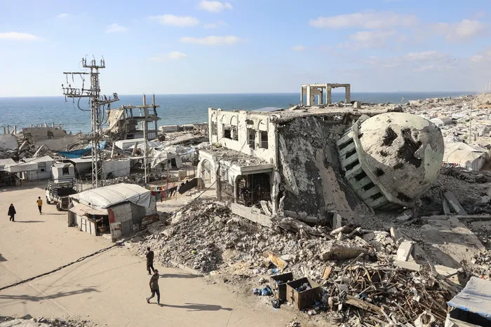 Ciudad de Gaza, el 1º de julio, en Palestina. · Foto: Omar Al-Qattaa, AFP