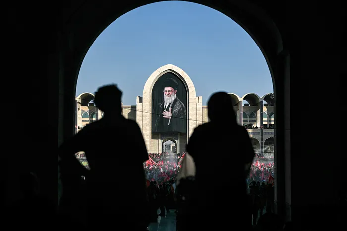 Funeral de Alí Khamenei, el 5 de julio, en El Gran Mosalla de Teherán. Foto: Ozan Kose, AFP