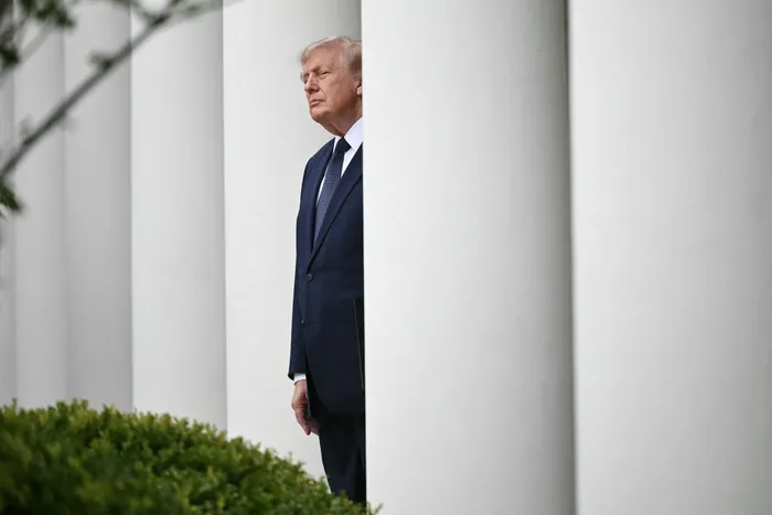 Donald Trump, el 6 de julio, en Washington. · Foto: Mandel Ngan, AFP